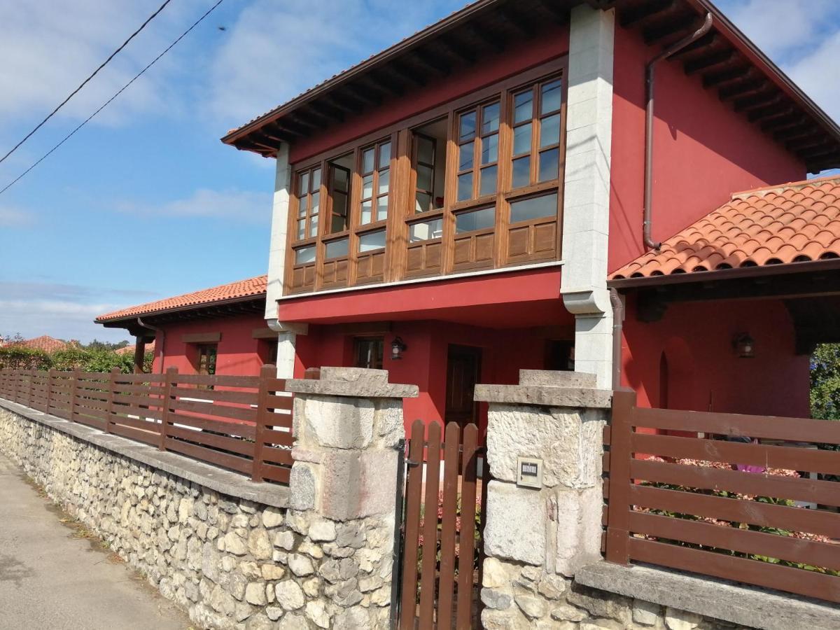 La Casa Roja Asturias Villa Hontoria Exteriör bild